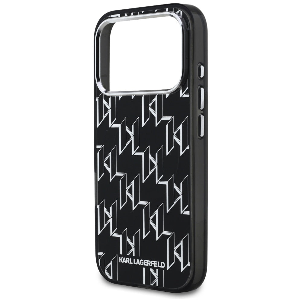 Karl Lagerfeld IML KL Monogram MagSafe Case for iPhone 17 Pro - Black_5