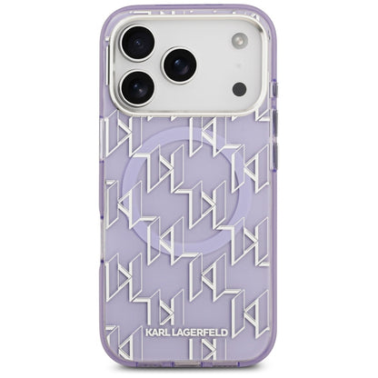 Karl Lagerfeld IML KL Monogram MagSafe Case for iPhone 17 Pro - Purple_2