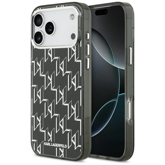 Karl Lagerfeld IML KL Monogram MagSafe Case for iPhone 17 Pro Max - Black_0