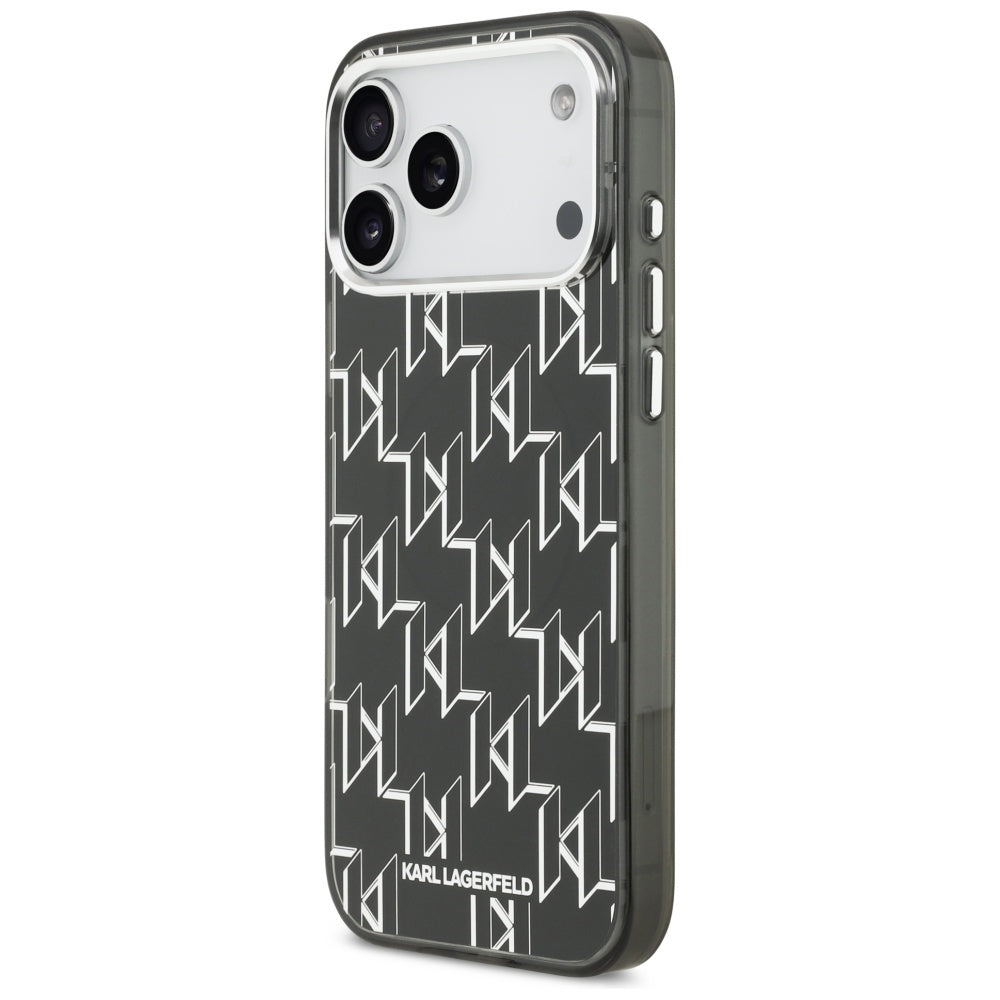 Karl Lagerfeld IML KL Monogram MagSafe Case for iPhone 17 Pro Max - Black_1