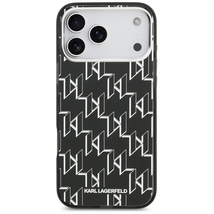 Karl Lagerfeld IML KL Monogram MagSafe Case for iPhone 17 Pro Max - Black_2
