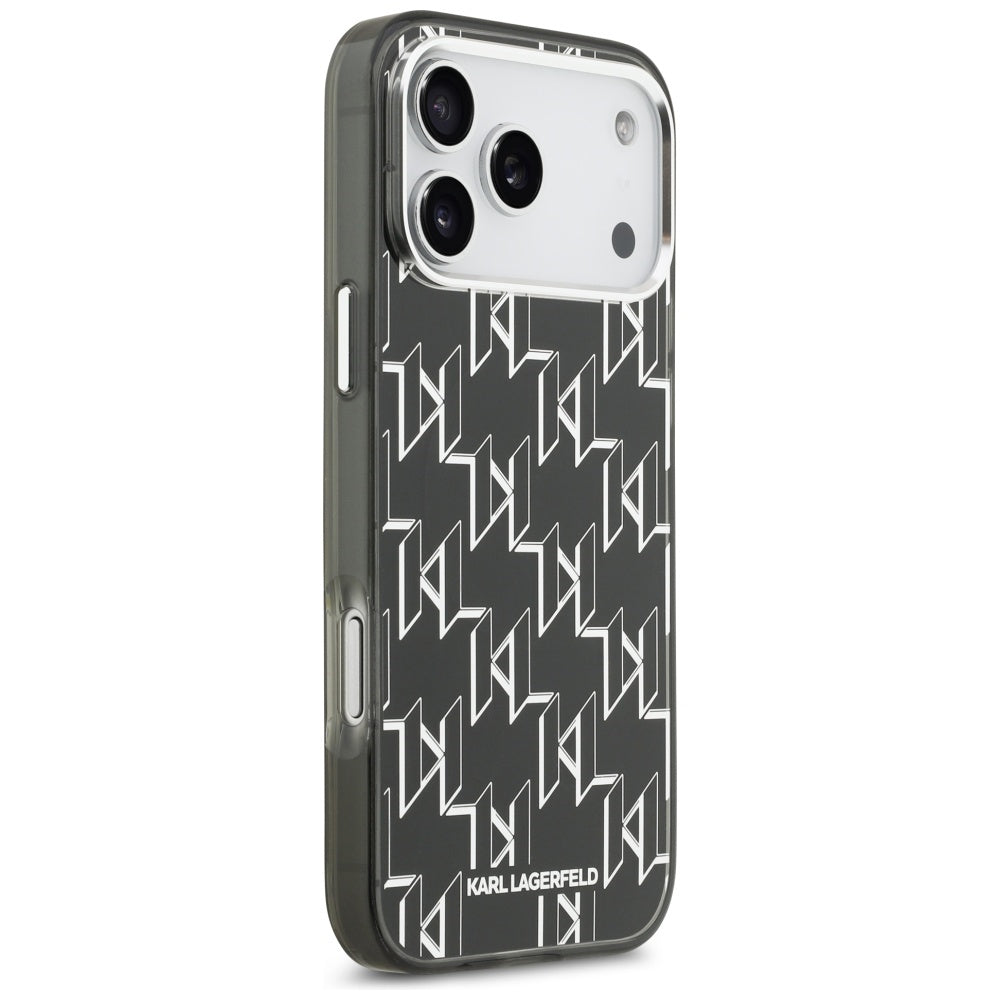 Karl Lagerfeld IML KL Monogram MagSafe Case for iPhone 17 Pro Max - Black_3