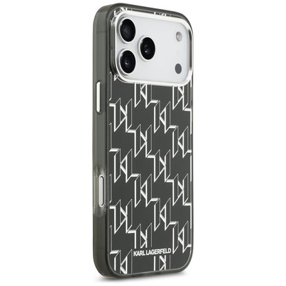 Karl Lagerfeld IML KL Monogram MagSafe Case for iPhone 17 Pro Max - Black_3
