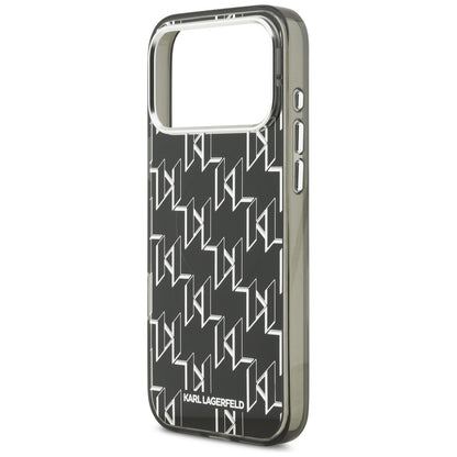 Karl Lagerfeld IML KL Monogram MagSafe Case for iPhone 17 Pro Max - Black_5