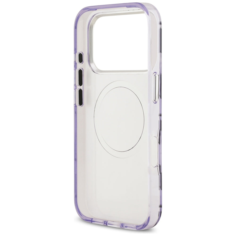 Karl Lagerfeld IML KL Monogram MagSafe Case for iPhone 17 Pro Max - Purple_6