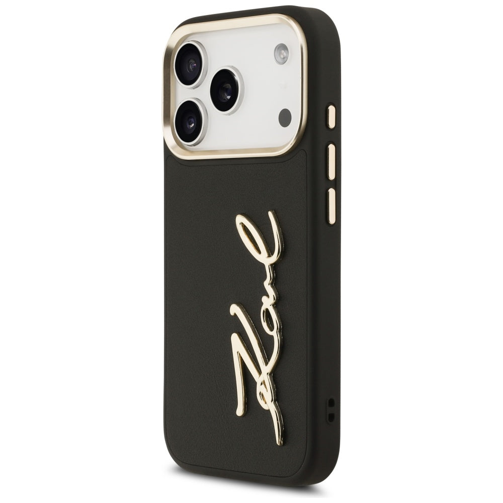 Karl Lagerfeld Karl Script Logo Case for iPhone 17 Pro - Black_1