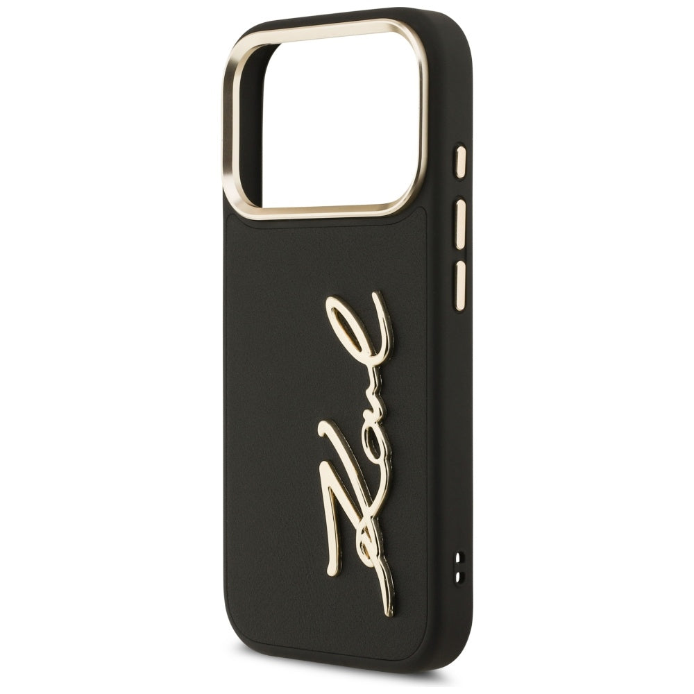 Karl Lagerfeld Karl Script Logo Case for iPhone 17 Pro - Black_5