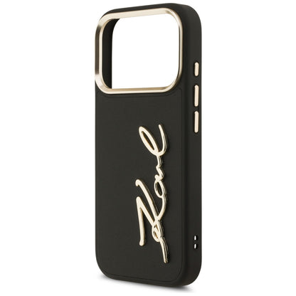 Karl Lagerfeld Karl Script Logo Case for iPhone 17 Pro - Black_5