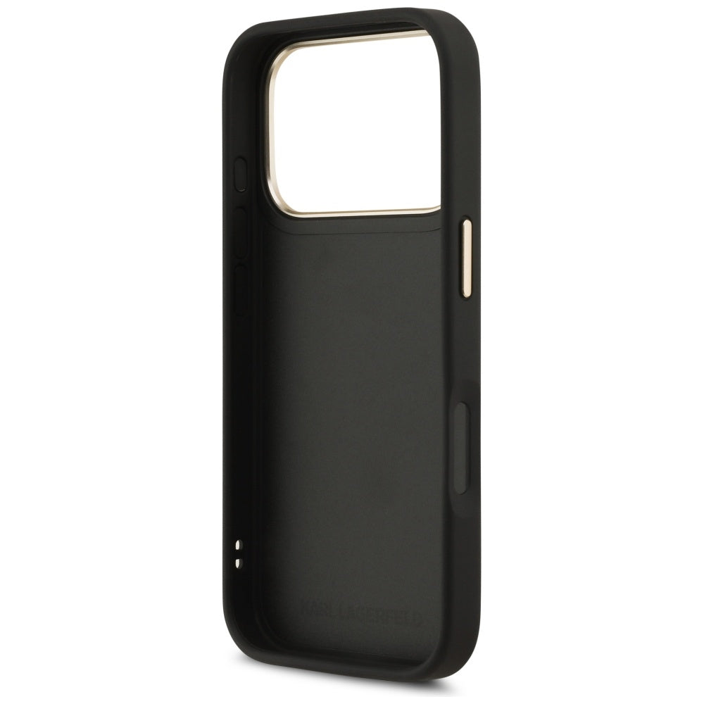 Karl Lagerfeld Karl Script Logo Case for iPhone 17 Pro - Black_6