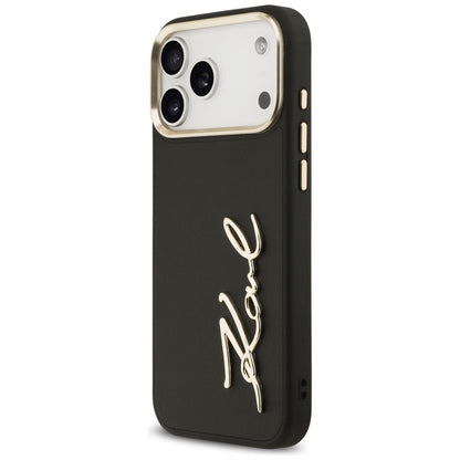 Karl Lagerfeld Karl Script Logo Case for iPhone 17 Pro Max - Black_1