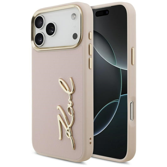 Karl Lagerfeld Karl Script Logo Case for iPhone 17 Pro Max - Pink_0