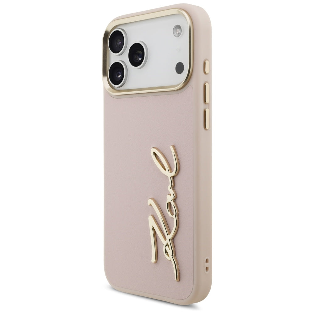 Karl Lagerfeld Karl Script Logo Case for iPhone 17 Pro Max - Pink_1