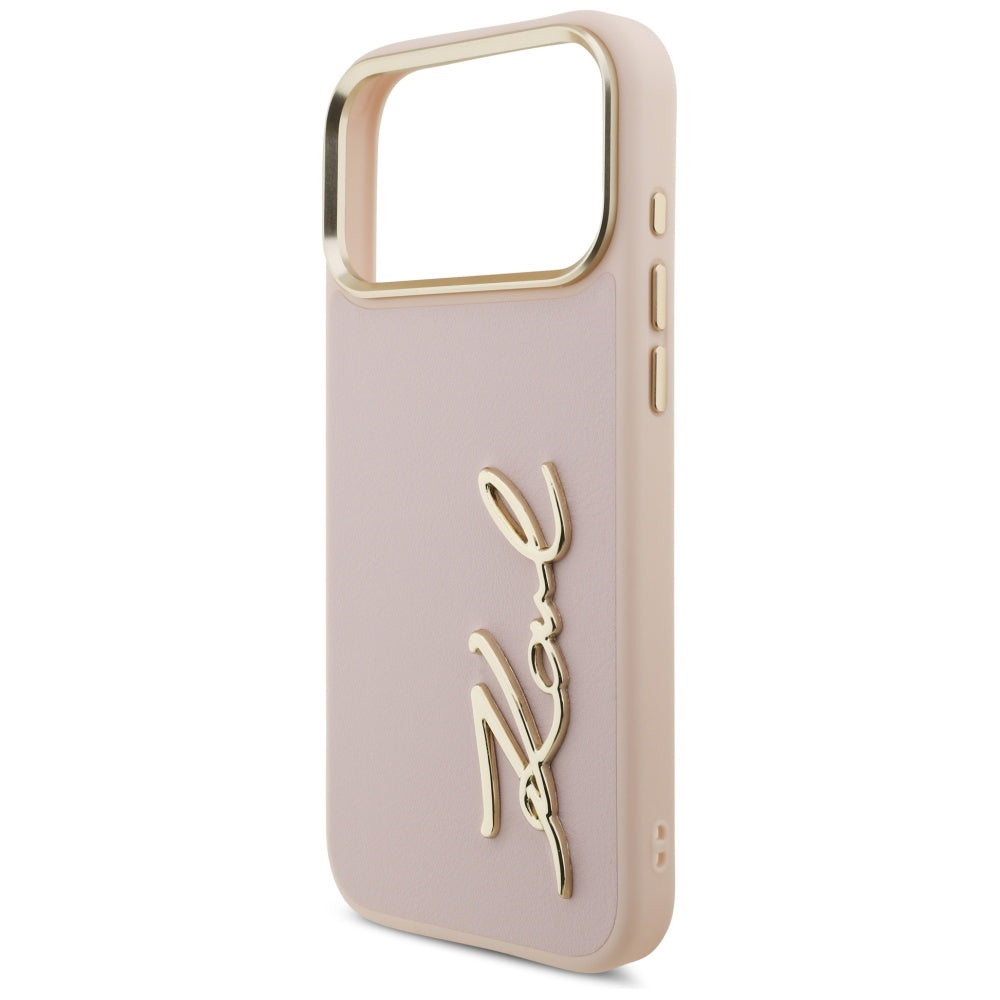Karl Lagerfeld Karl Script Logo Case for iPhone 17 Pro Max - Pink_5