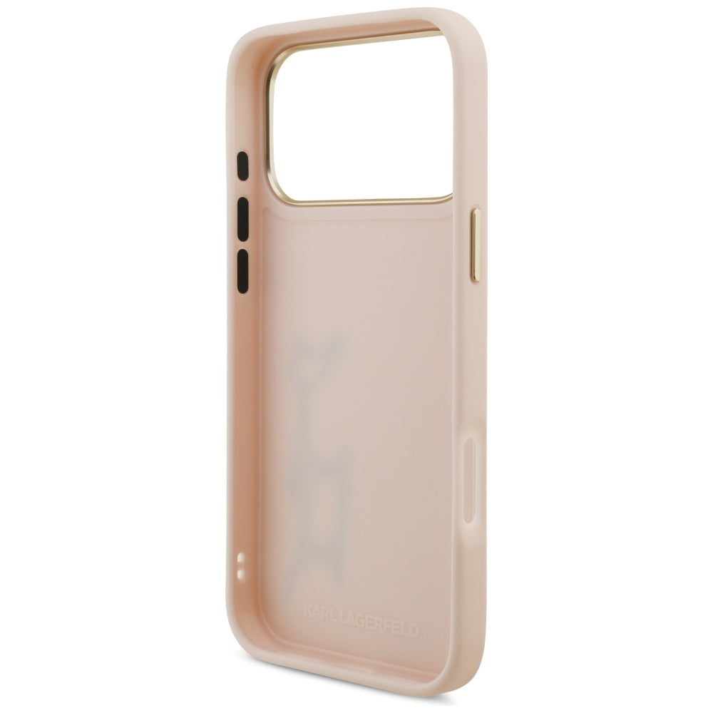 Karl Lagerfeld Karl Script Logo Case for iPhone 17 Pro Max - Pink_6
