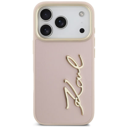 Karl Lagerfeld Karl Script Logo iPhone 17 Pro Case - Pink_2