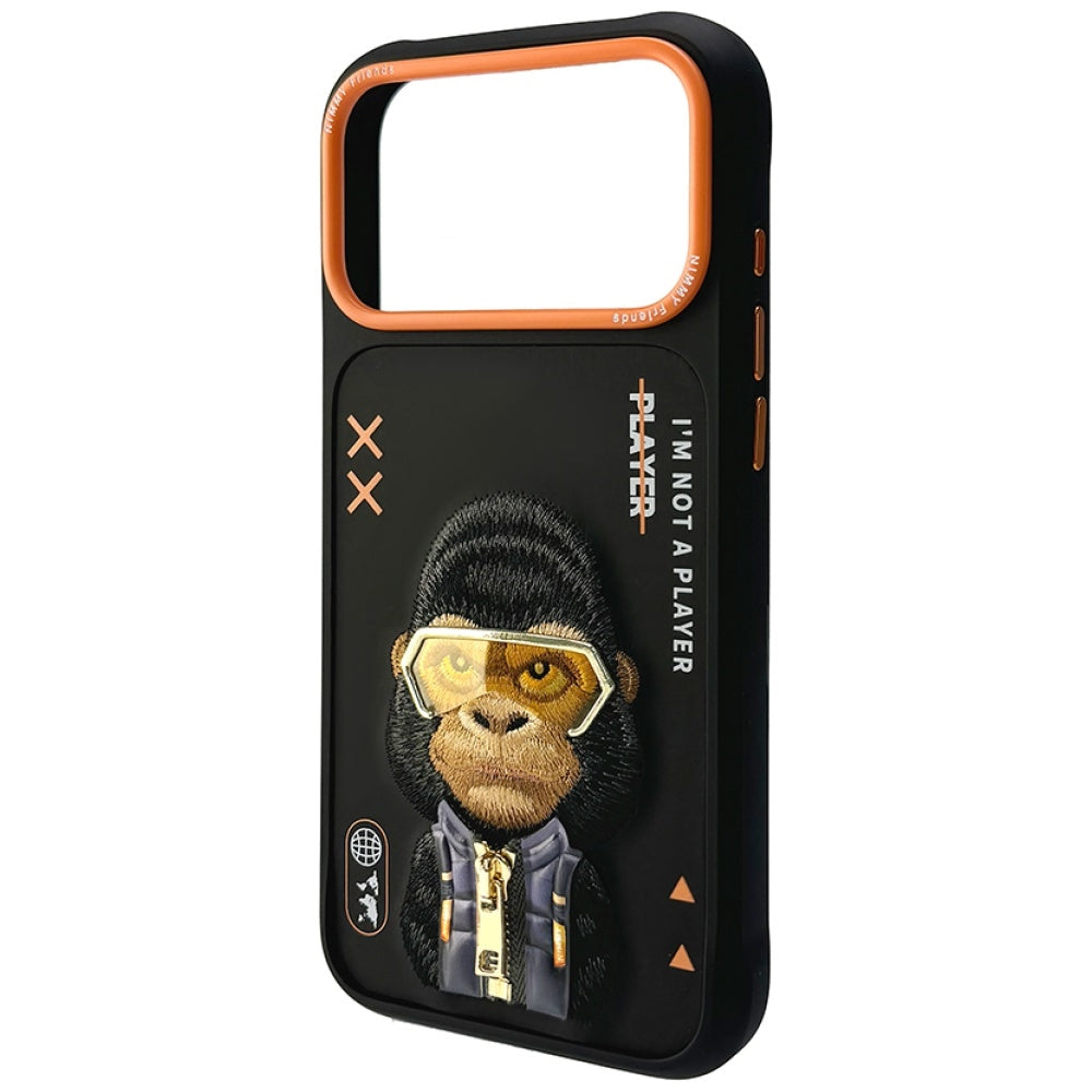 Capa para iPhone 17 Pro NIMMY / Preto / Nimmy Cool&Cute 2.0 Gorilla Case_2