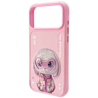 Capa iPhone 17 Pro NIMMY / Rosa / Nimmy Cool&Cute 2.0 Rabbit Case_2