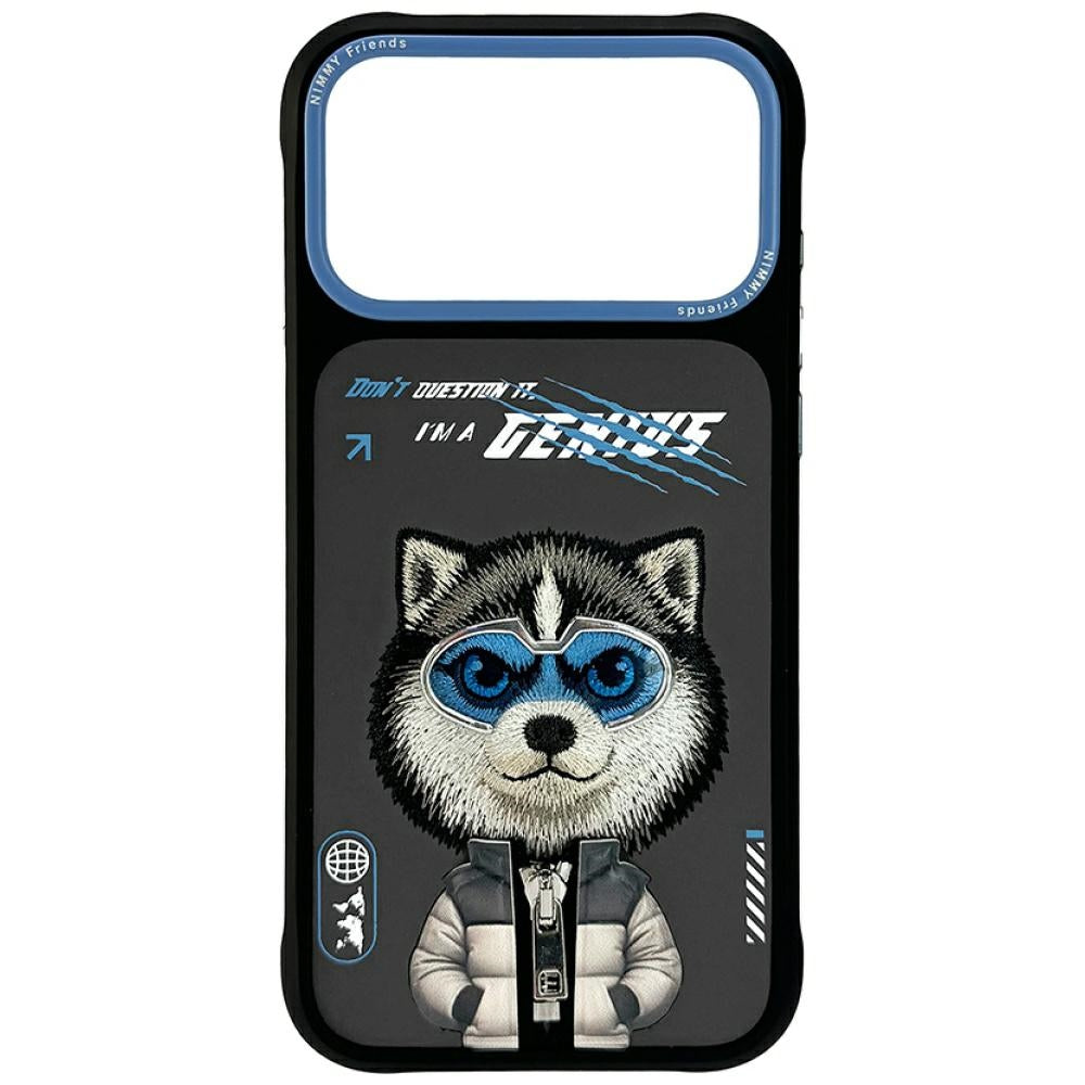 Capa para iPhone 17 Pro NIMMY / Preto / Cool&amp;Cute 2.0 Wolf_0
