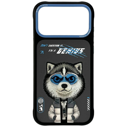 Capa para iPhone 17 Pro NIMMY / Preto / Cool&amp;Cute 2.0 Wolf_0