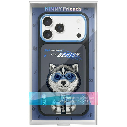 Capa para iPhone 17 Pro NIMMY / Preto / Cool&amp;Cute 2.0 Wolf_6