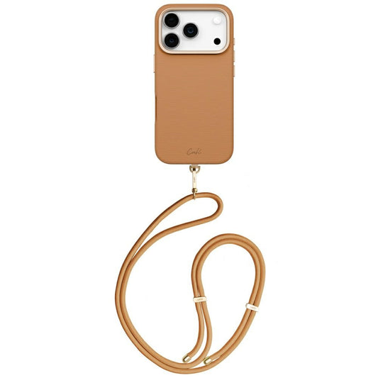 Uniq Coehl Mirelle Case for iPhone 17 Pro Magnetic Charging - Brown_0