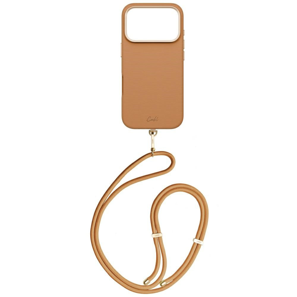 Uniq Coehl Mirelle Case for iPhone 17 Pro Magnetic Charging - Brown_1