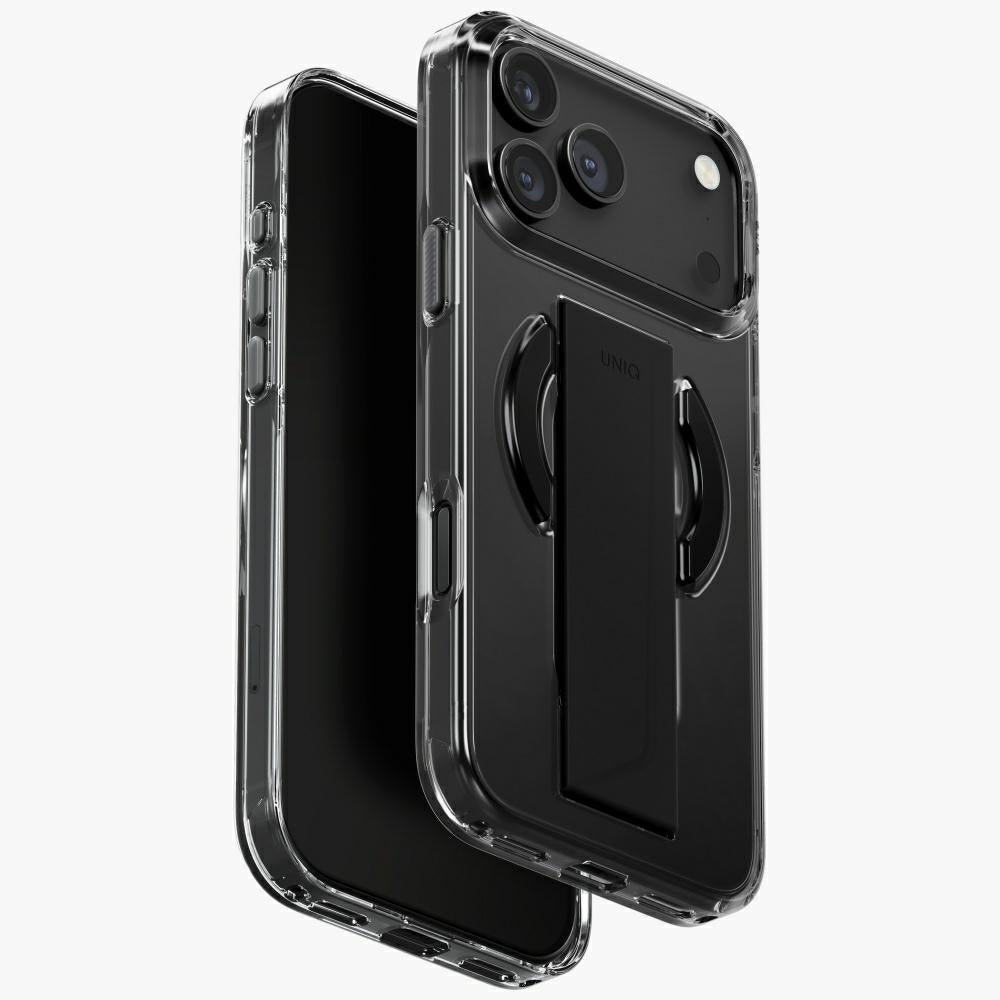 Uniq Heldro Air Case for iPhone 17 Pro Max Magclick Charging - Black_0