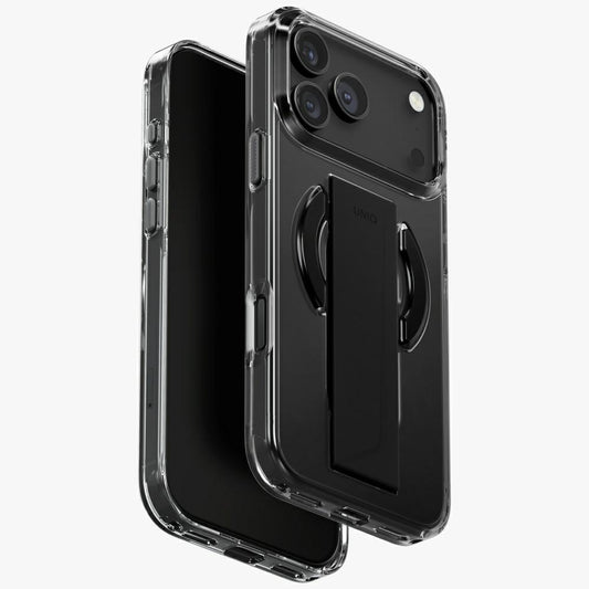 Uniq Heldro Air Case for iPhone 17 Pro Max Magclick Charging - Black_0