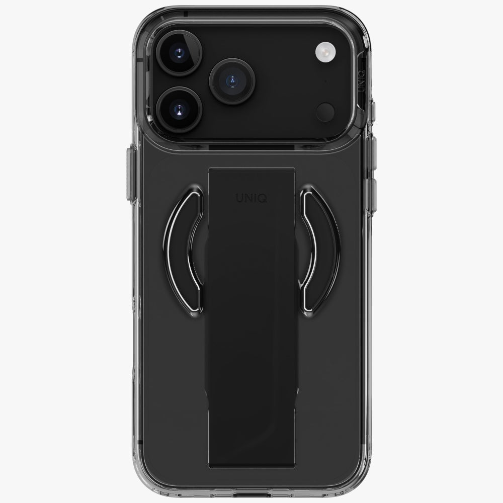 Uniq Heldro Air Case for iPhone 17 Pro Max Magclick Charging - Black_1