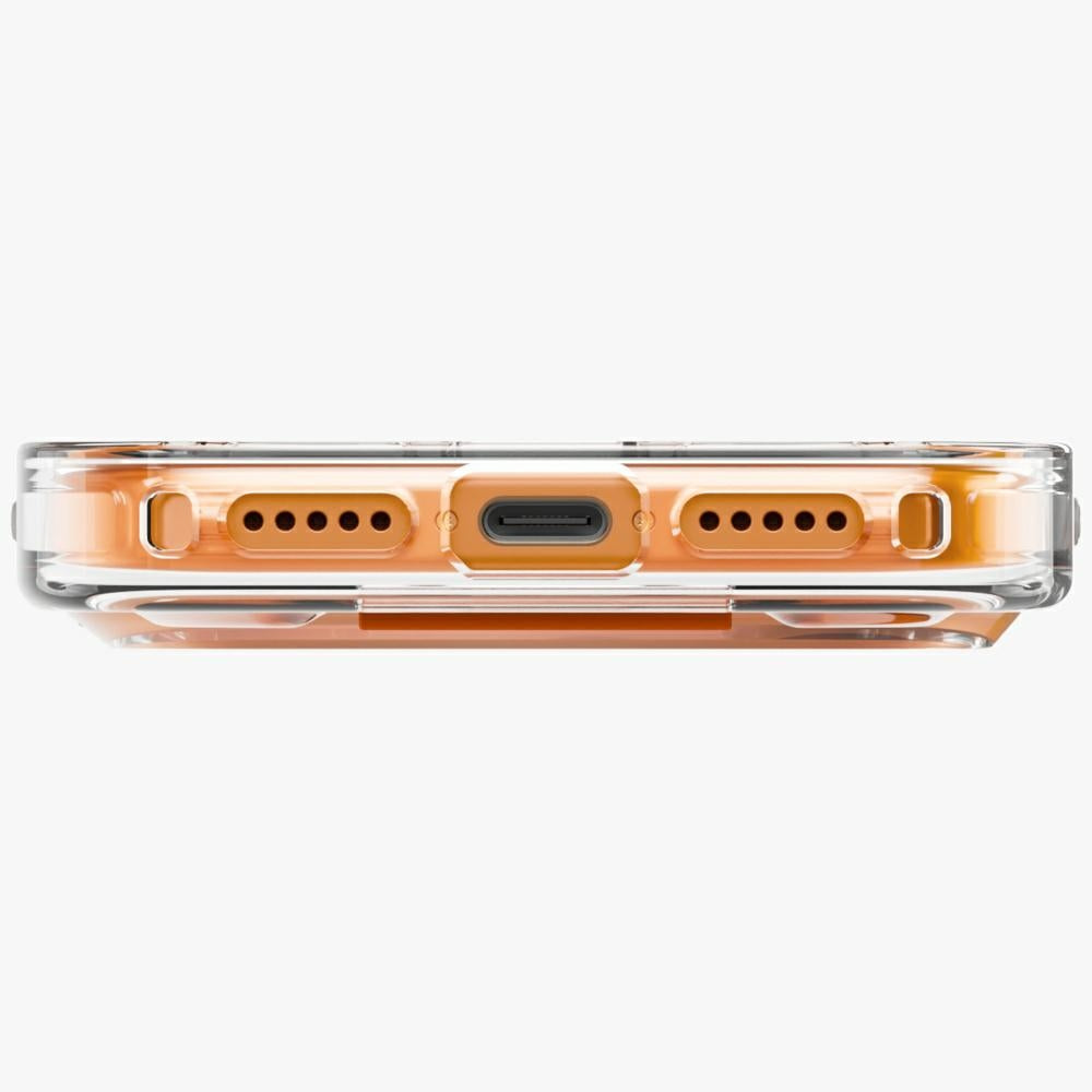 Uniq Heldro Air Case for iPhone 17 Pro Max Magclick Charging - Orange_3