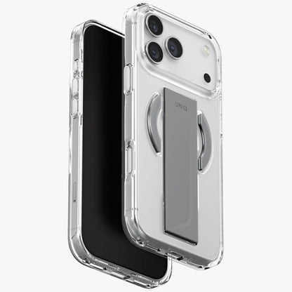 Uniq Heldro Air Case for iPhone 17 Pro Max Magclick Charging - Transparent_0