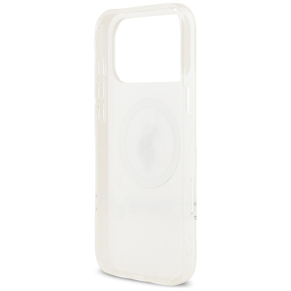 US Polo DH and Bottom Stripe Logo MagSafe Case for iPhone 17 Pro Max - White_6
