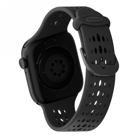 Decoded Silicone Ares O Band for Apple Watch 40/41/42 mm - Black_1