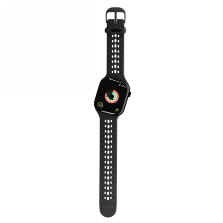 Decoded Silicone Ares O Band for Apple Watch 40/41/42 mm - Black_2
