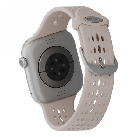 Decoded Silicone Ares O Band for Apple Watch 40/41/42 mm - Beige_1
