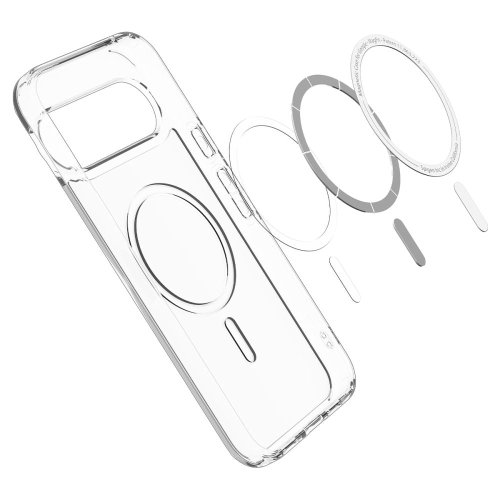 Spigen Ultra Hybrid Mag MagSafe Case for Google Pixel 10 Pro XL - Clear and White_9