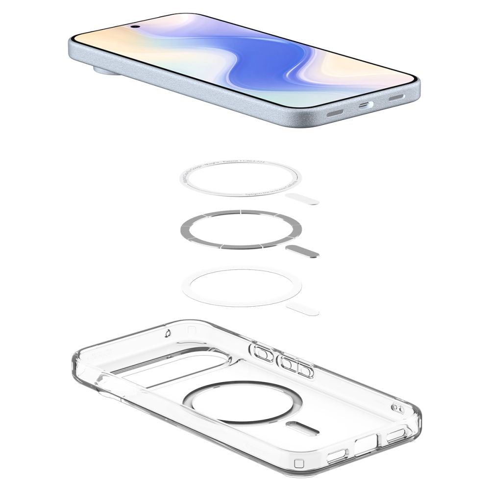 Spigen Ultra Hybrid Mag MagSafe Case for Google Pixel 10 Pro XL - Clear and White_7