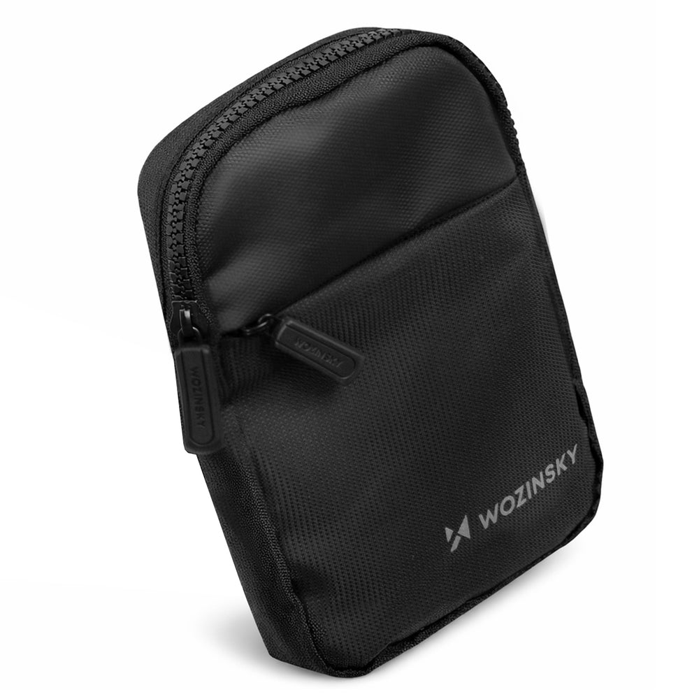Wozinsky WMS-W1 Unisex Mini Shoulder Bag Waterproof Dual-Compartment for Phone - Black_4