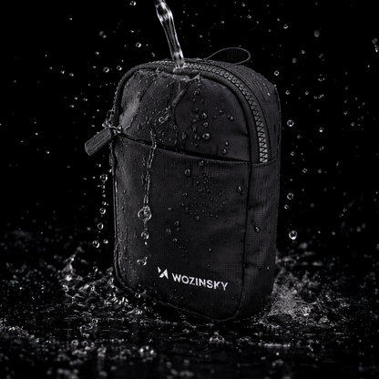 Wozinsky WMS-W1 Unisex Mini Shoulder Bag Waterproof Dual-Compartment for Phone - Black_6