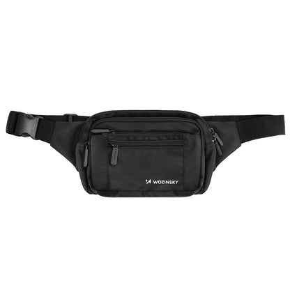 Wozinsky WSB-W1 unisex shoulder bag with adjustable strap, waterproof - black_1