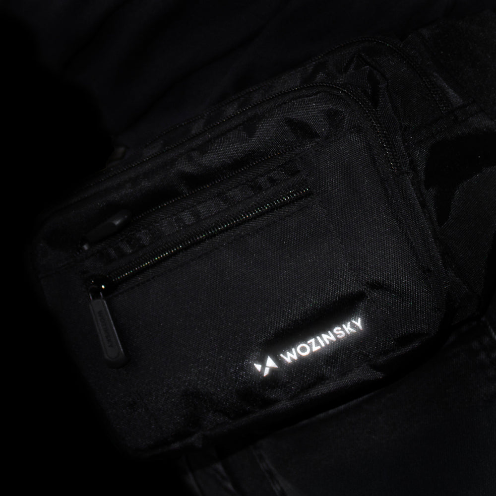 Wozinsky WSB-W1 unisex shoulder bag with adjustable strap, waterproof - black_8