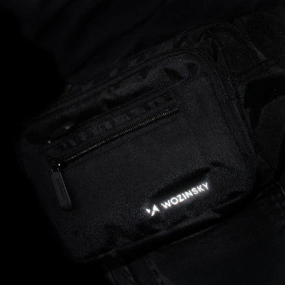 Wozinsky WSB-W1 unisex shoulder bag with adjustable strap, waterproof - black_8
