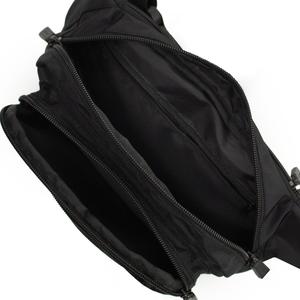 Wozinsky WSB-W1 unisex shoulder bag with adjustable strap, waterproof - black_5