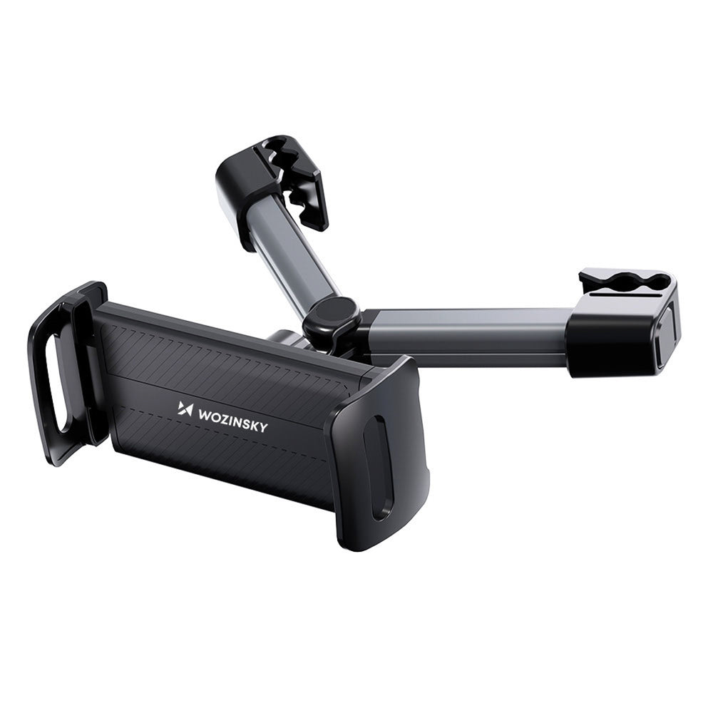 Wozinsky WUU-CHZ19 universal headrest car holder for phone and tablet - black_0