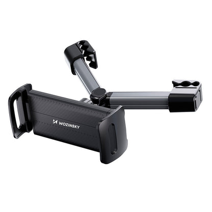 Wozinsky WUU-CHZ19 universal headrest car holder for phone and tablet - black_0