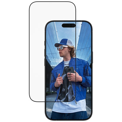 Protector de Ecrã PanzerGlass / Preto / iP 17 iP 16 Pro UWF EasyAligner_1