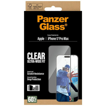 Protector de Tela PanzerGlass / Preto / iP 17 Pro Max UWF EasyAligner_4