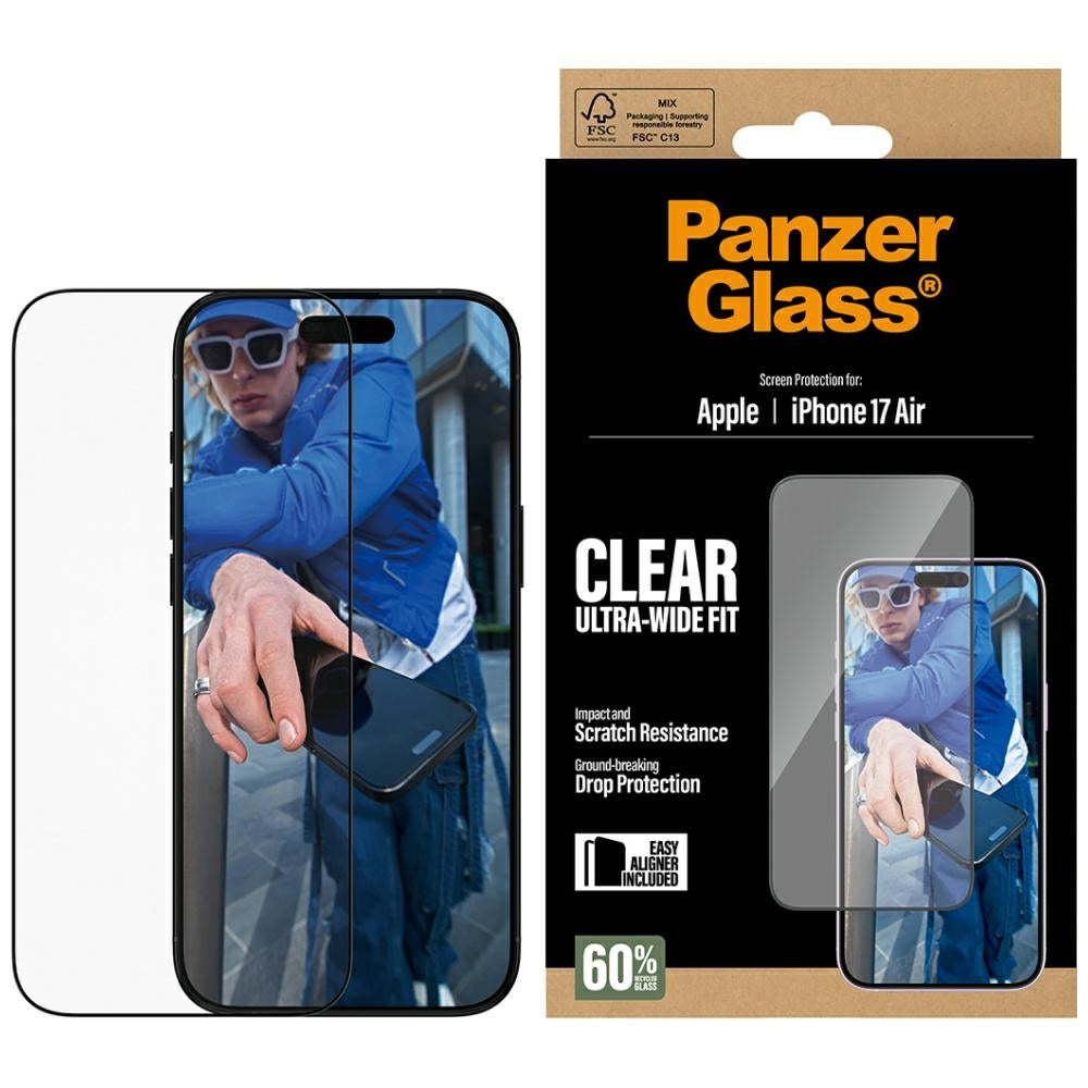 Protetor de Ecrã PanzerGlass / EasyAligner / iP 17 Air / Transparente / PG76830_0