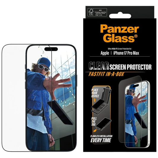 Protetor de Ecrã PanzerGlass / Preto / PG49876_0