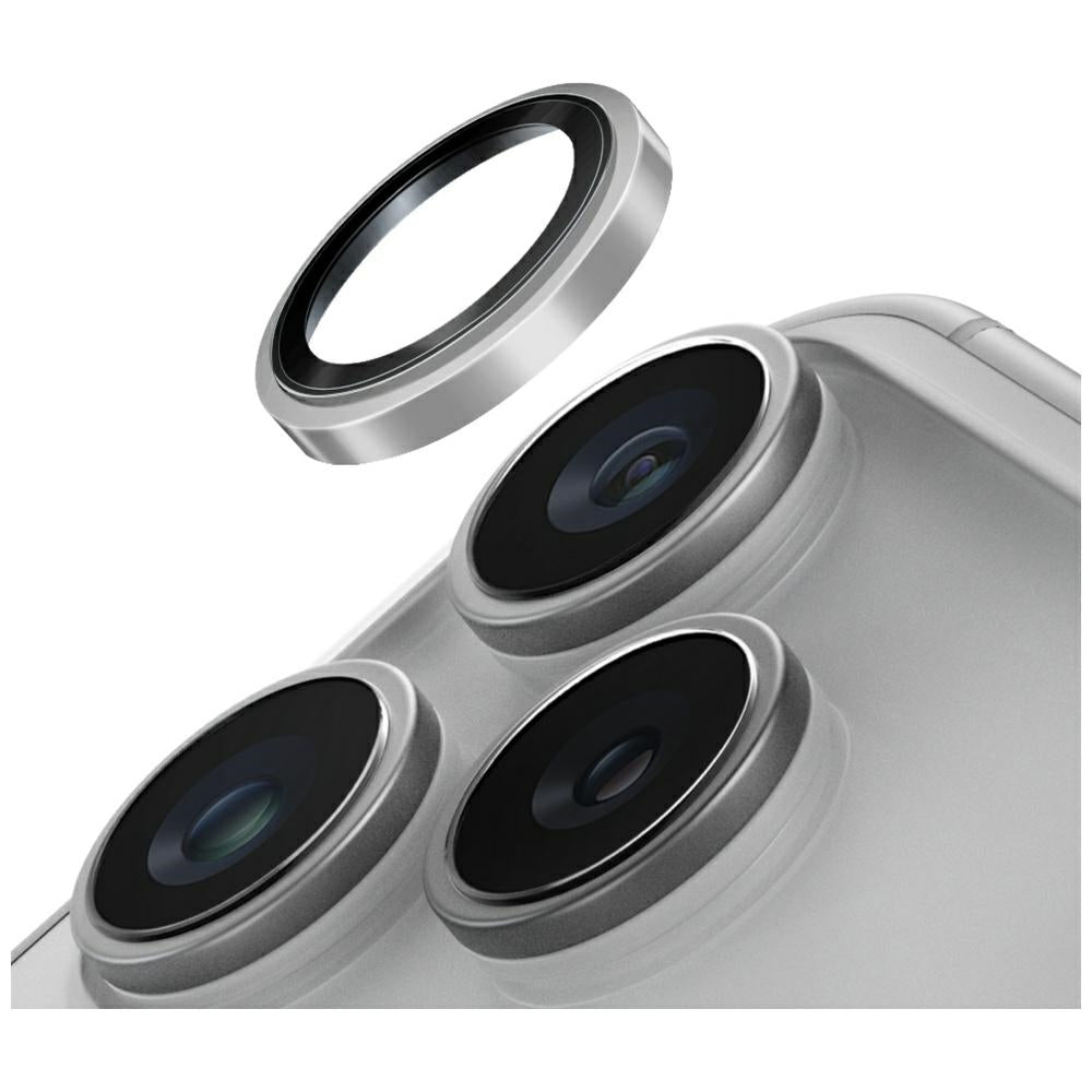 Uniq Optix Prime Camera Lens Protector for iPhone 17 Pro / 17 Pro Max with Applicator - Silver_0
